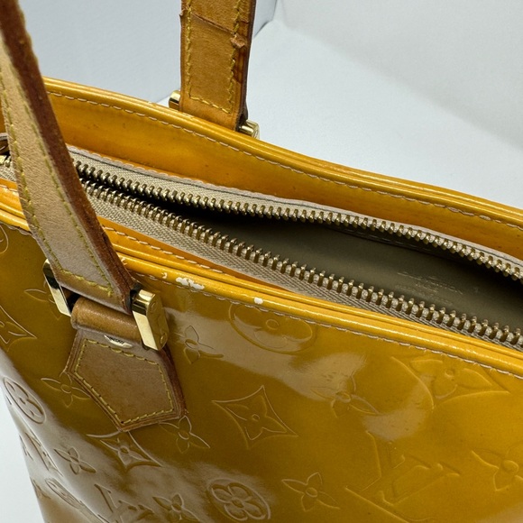 Louis Vuitton Vernis Houston Bag Mustard #TH0978 - Picture 8 of 9